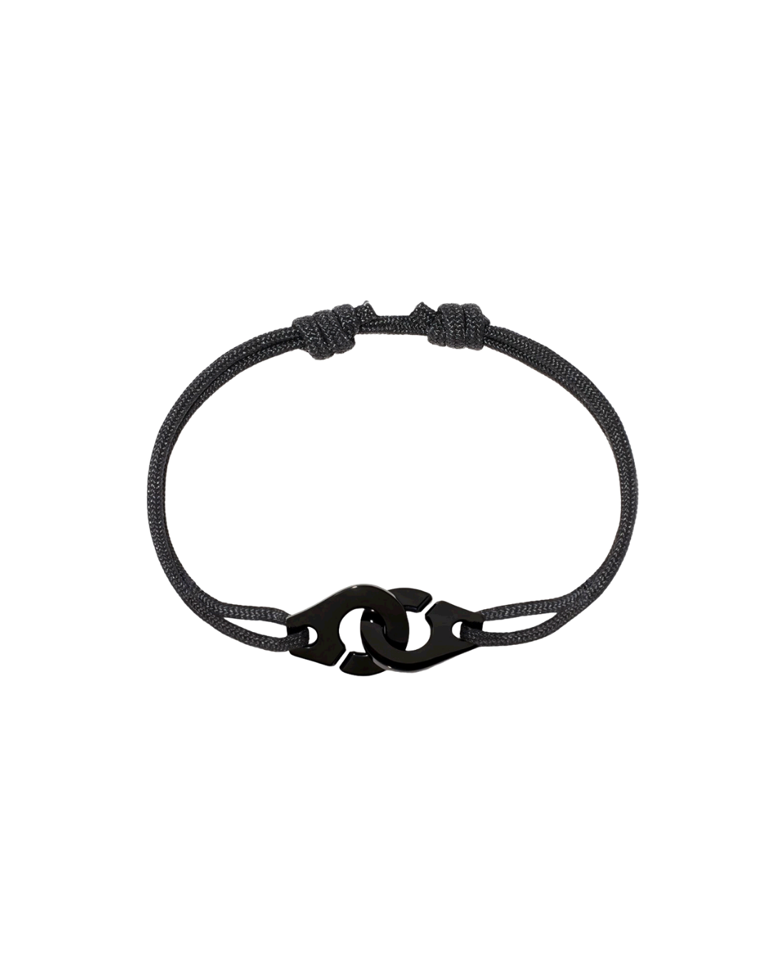 Menottes Medium Cord Bracelet Black Titanium
