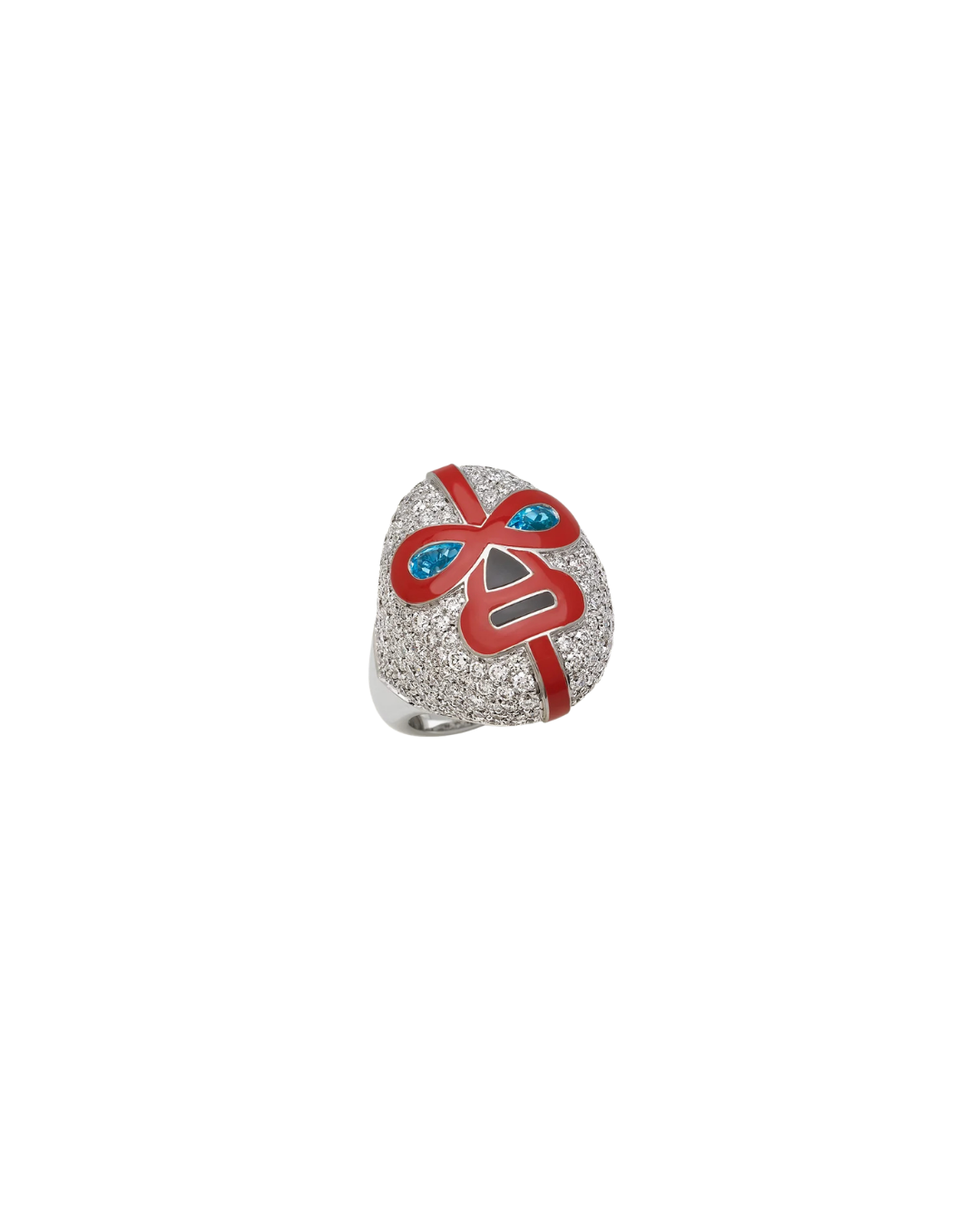 18KWG 'The Destroyer' Wrestler Ring, size 6.5
