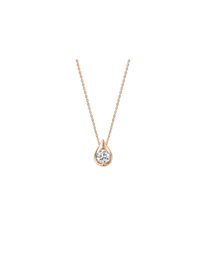 Hearts On Fire LU Single Diamond Pendant Necklace