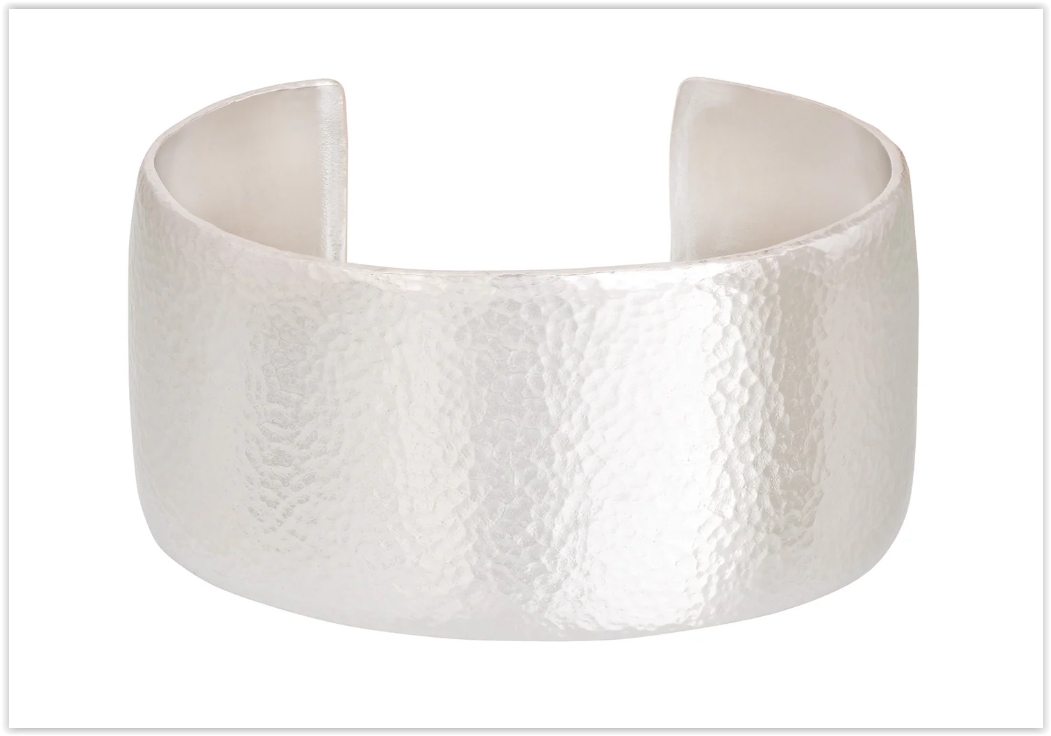 Gurhan Silver Hoopla Cuff Bracelet White Rhodium Sterling Silver
