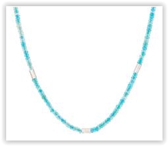 Gurhan Silver Vertigo OOAK Opal & Gold Tube Necklace White Rhodium Sterling Silver