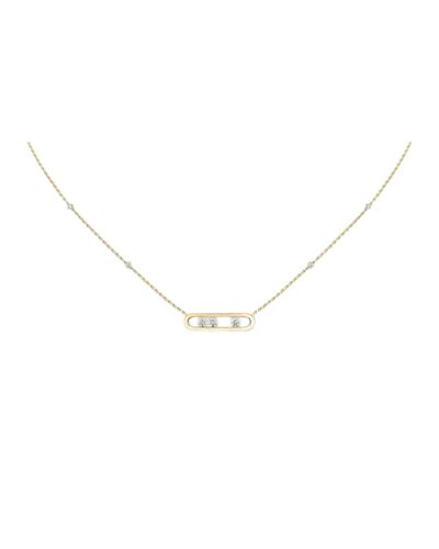 Messika Baby Move Diamond Necklace Yellow Gold 18"