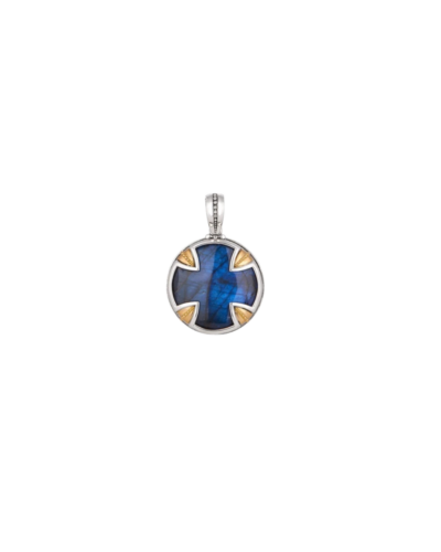Radiant Cross Labradorite Pendant