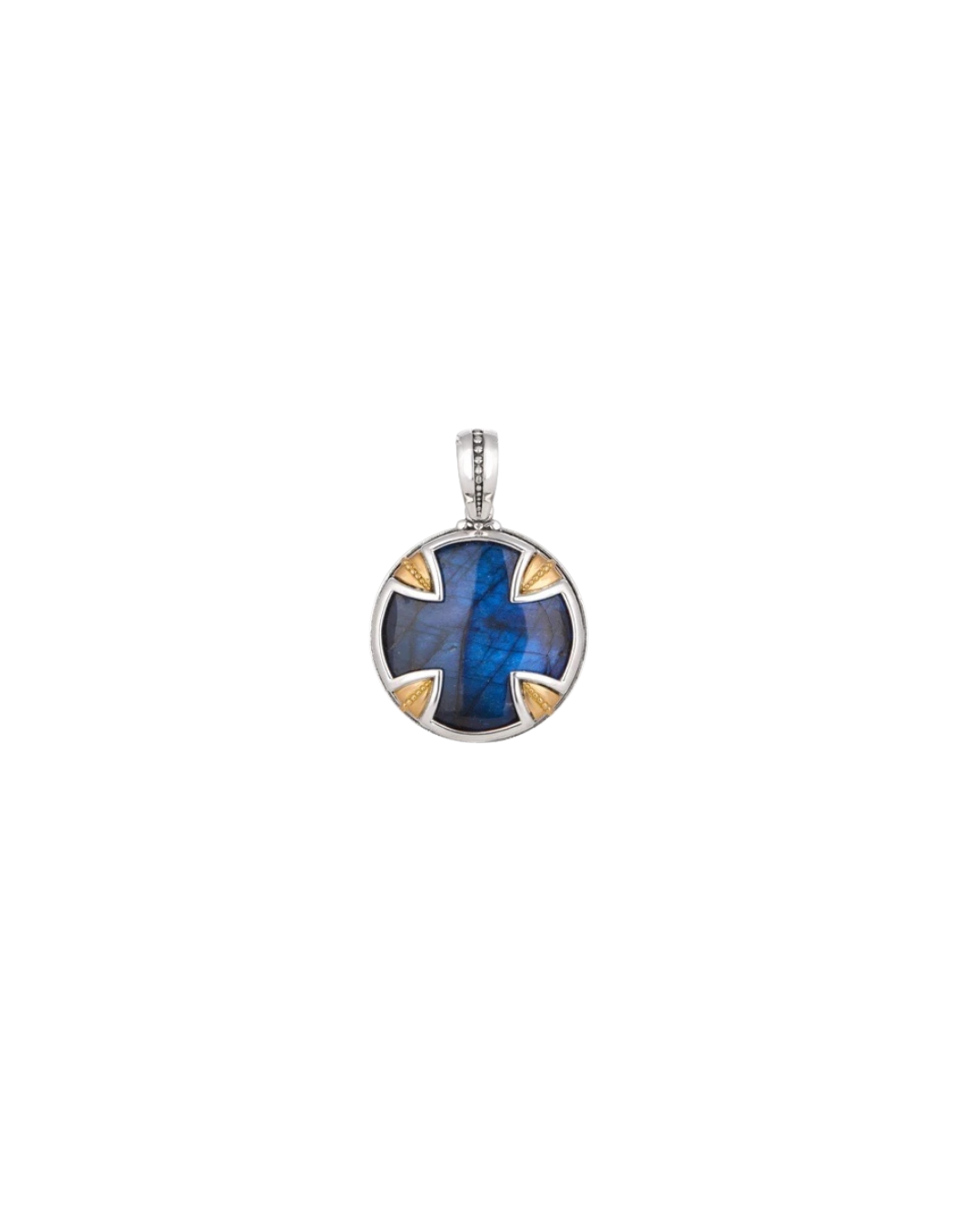 Radiant Cross Labradorite Pendant