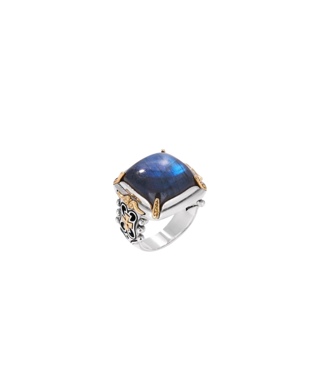 SS 18Y Labradorite Ring Size 10