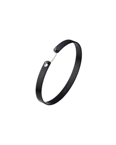 Midnight In Manhattan GM Mood Bangle with Black Diamonds Size Large