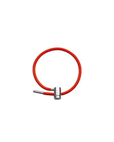Titanium Mini Latch on Orange Cord Size M