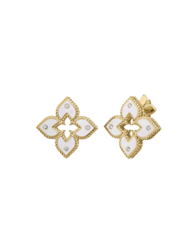 Roberto Coin Venetian Princess Flower Stud Earrings