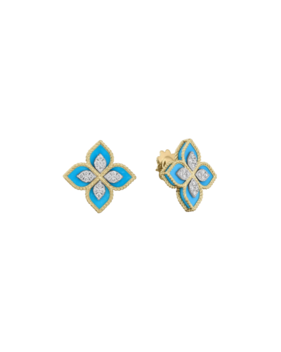 Roberto Coin Venetian Princess Flower Stud Earrings