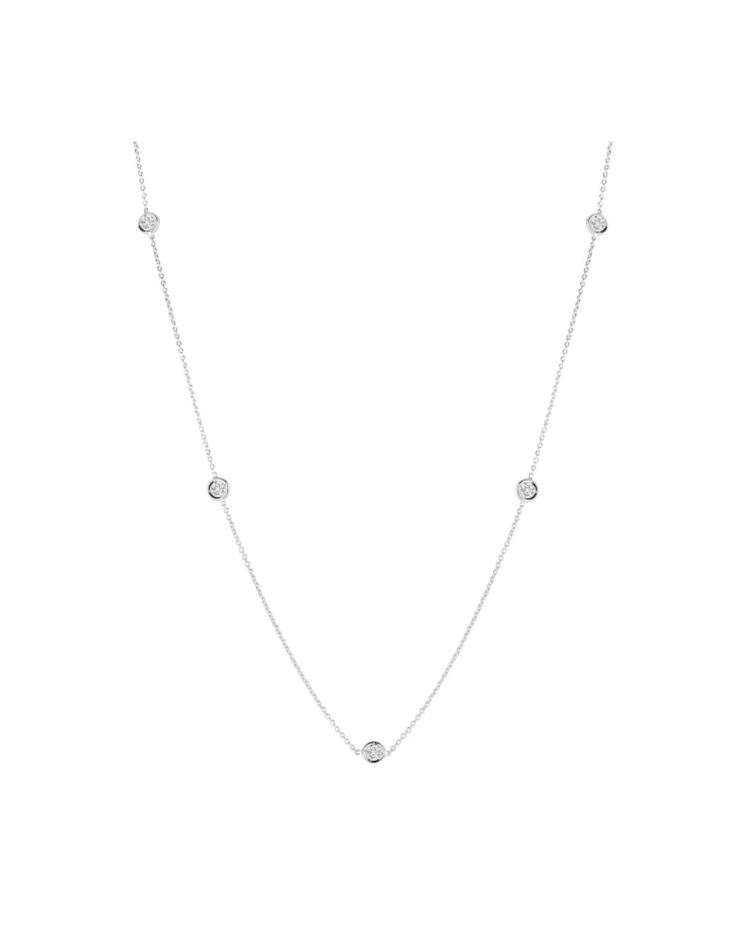 Diamonds by the Inch Necklace Length 16"" adjustable to 18""