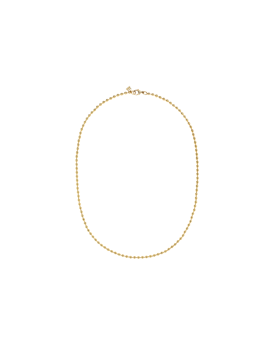 18K Large Ballchain 16"