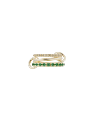 Spinelli Kilcollin Norah YG Emerald  Ring Size 7