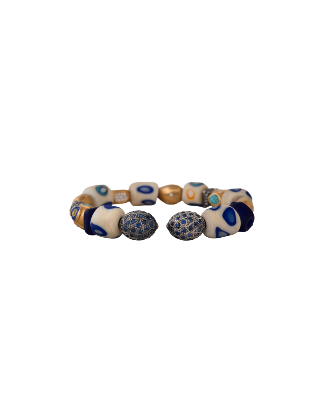 Sevan 24K Yellow Gold and Sterling Silver Bead Bracelet