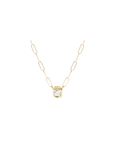 Dinh Van Le Cube Diamond Necklace in 18K Yellow Gold