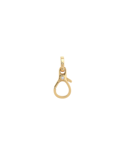 Helena Rose's 14KYG Grandsize Signature Clasp Pendant with Diamonds