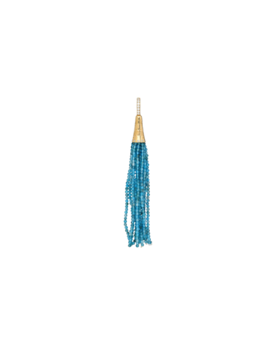 14KYG "Aguaviva" Tassel Pendant with Apatite and Diamonds