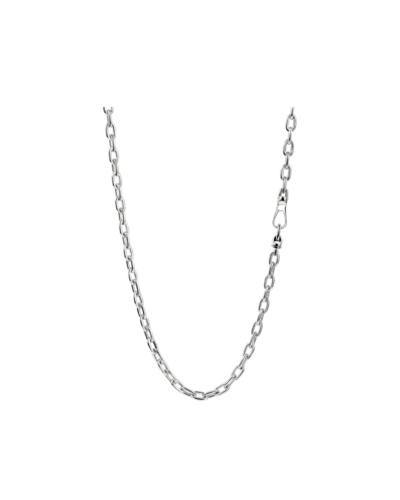 Oval Link Necklace 20"", Sterling Silver 5mm