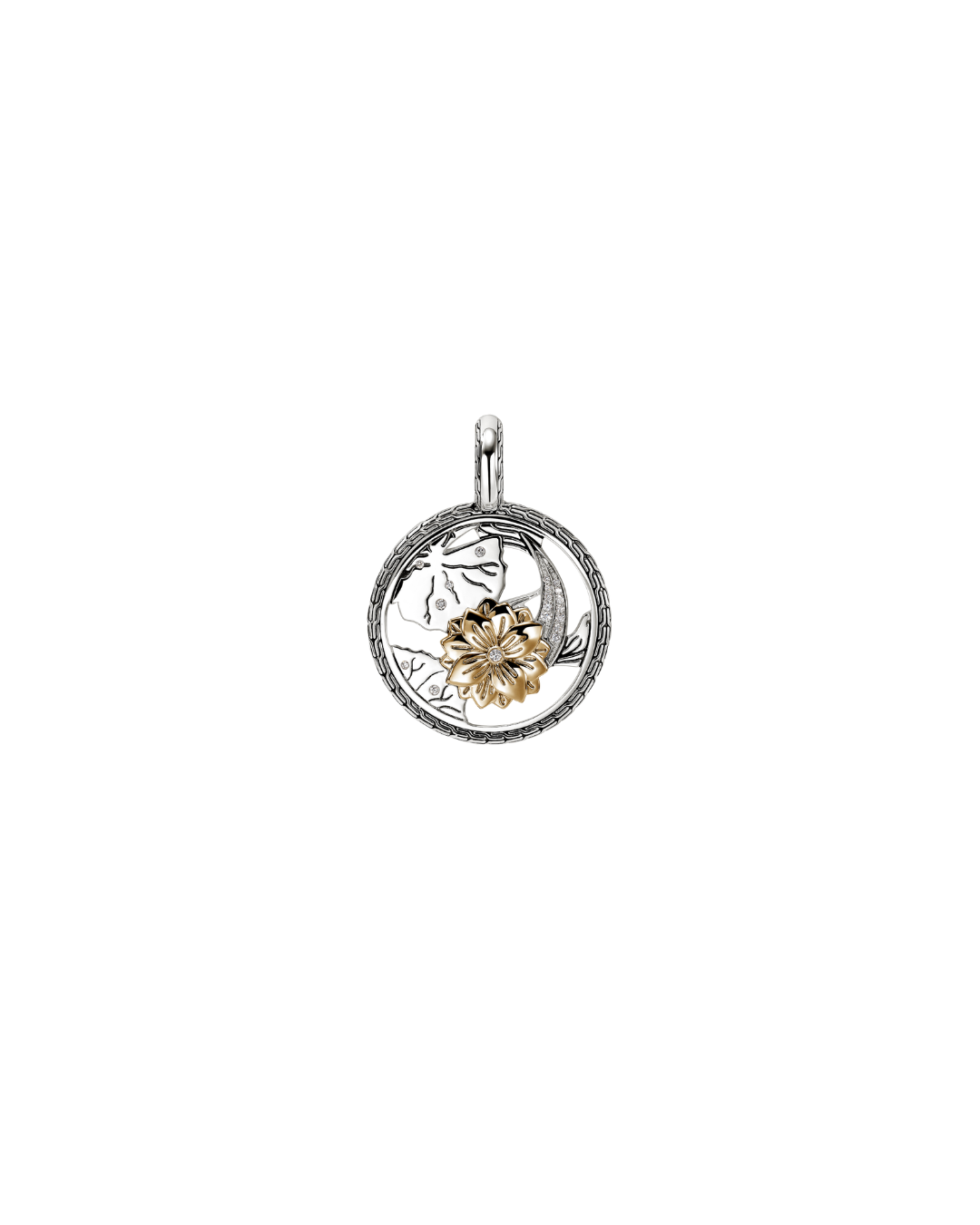 John Hardy Modern Talisman Lotus Pendant