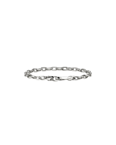 OVAL LINK BRACELET, STERLING SILVER, 5MM