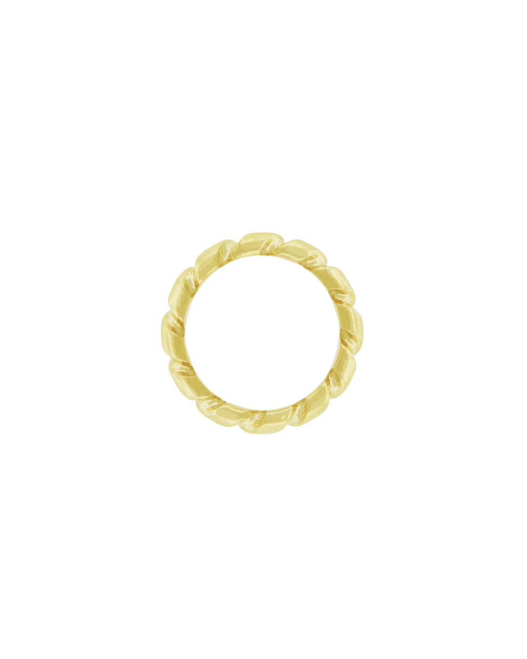 Drill Bit Gold Ring Band Size 11