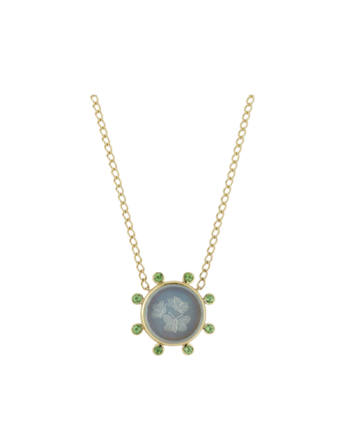 18K Yellow Gold Small Butterfly Caspian Necklace