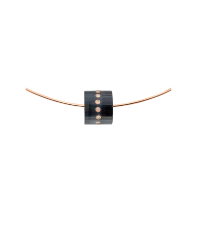 18Krg Short Bead W Blk Onyxdi