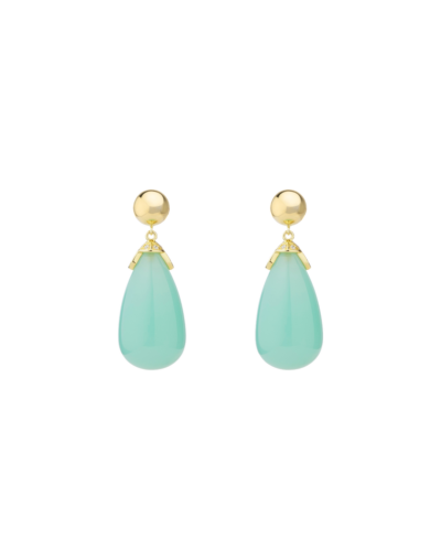 Sterling Silver Yellow Gold Brass Large Drop Earrings