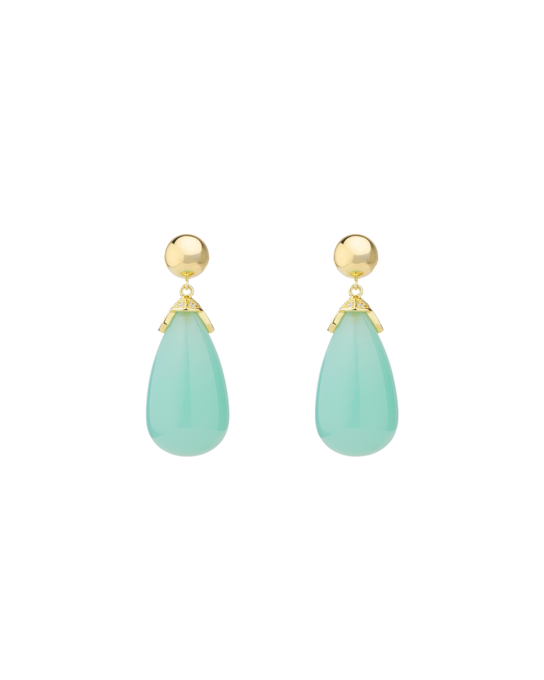 Sterling Silver Yellow Gold Brass Large Drop Earrings