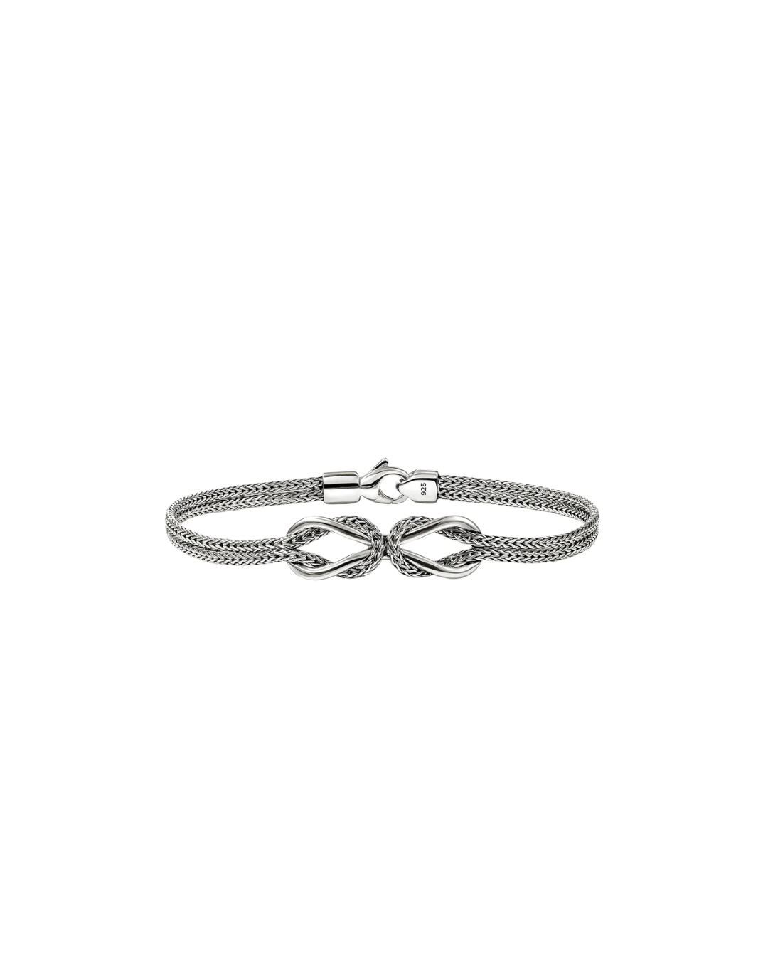 John Hardy Love Knot Infinite Station Double Row Bracelet
