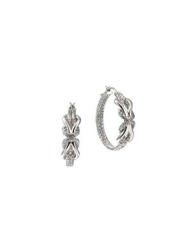 John Hardy Love Knot Infinite Hoop Earrings