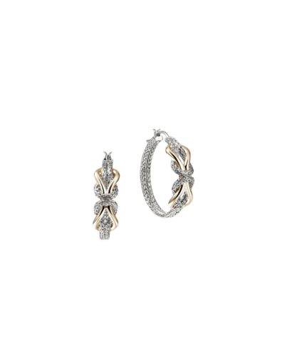 John Hardy Love Knot Infinite Hoop Earrings