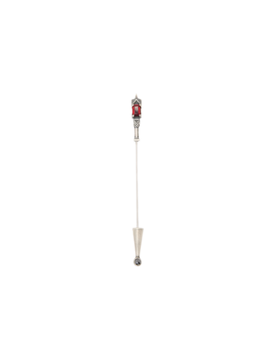 Garnet Black Dia Lapel Pin