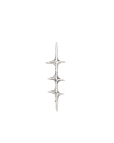 Sterling Silver Thorn Lapel Pin  1.75"