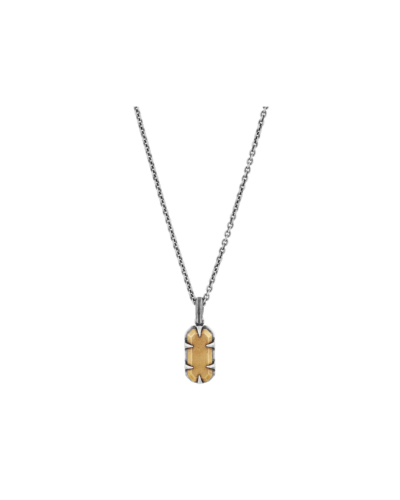 Sterling Silver & Brass Thorn Necklace  24"