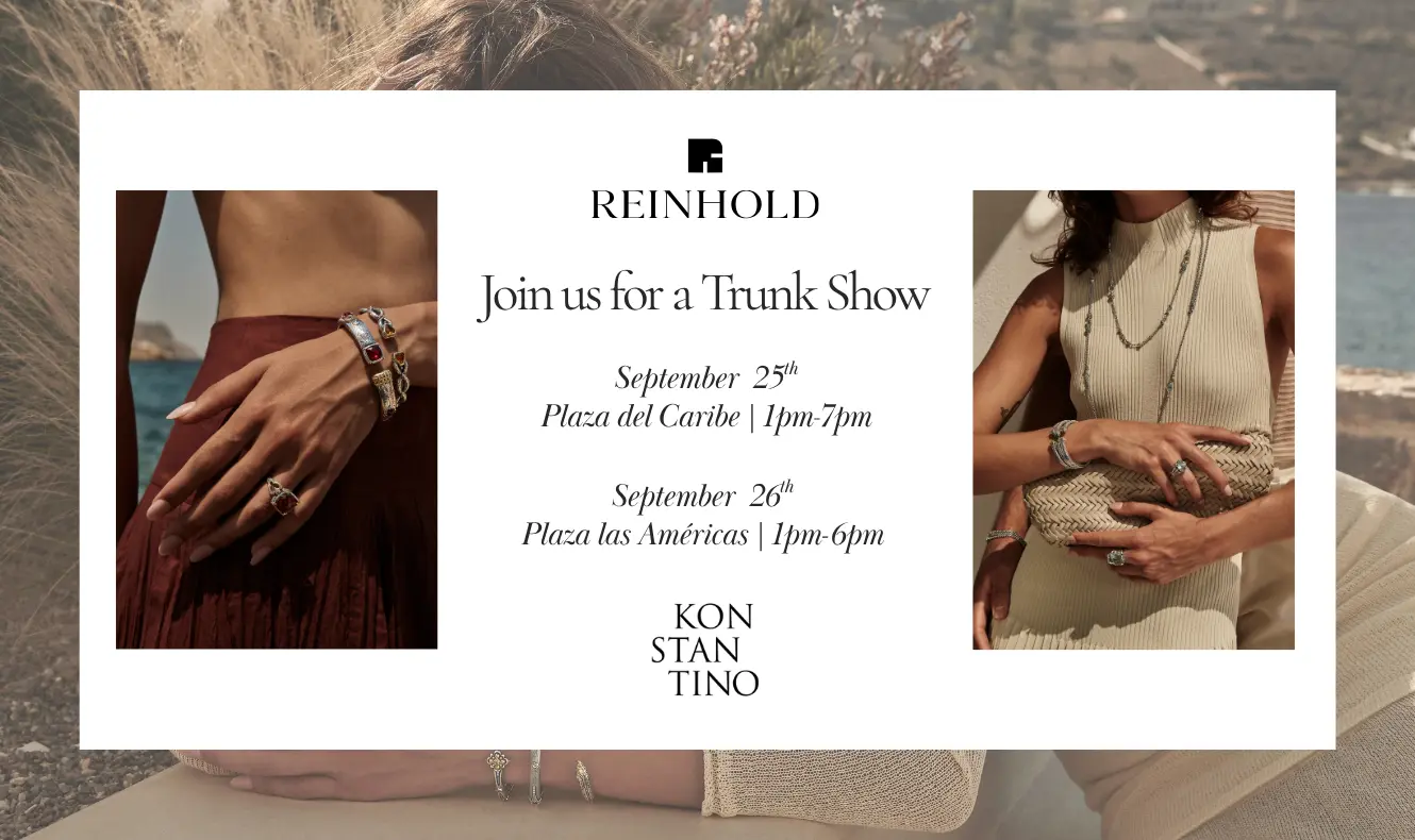 Konstantino Trunk Show at Reinhold invitation