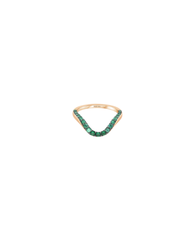 Marie Mas Halo Half Pavé Ring