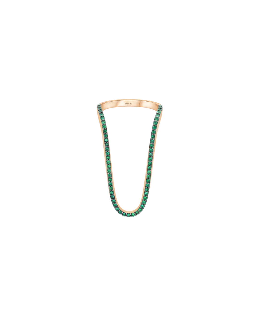 Marie Mas Aurora Half Pavé Ring
