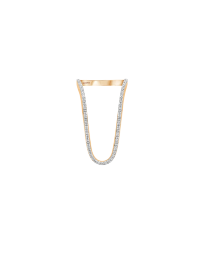 Marie Mas Aurora Half Pavé Ring