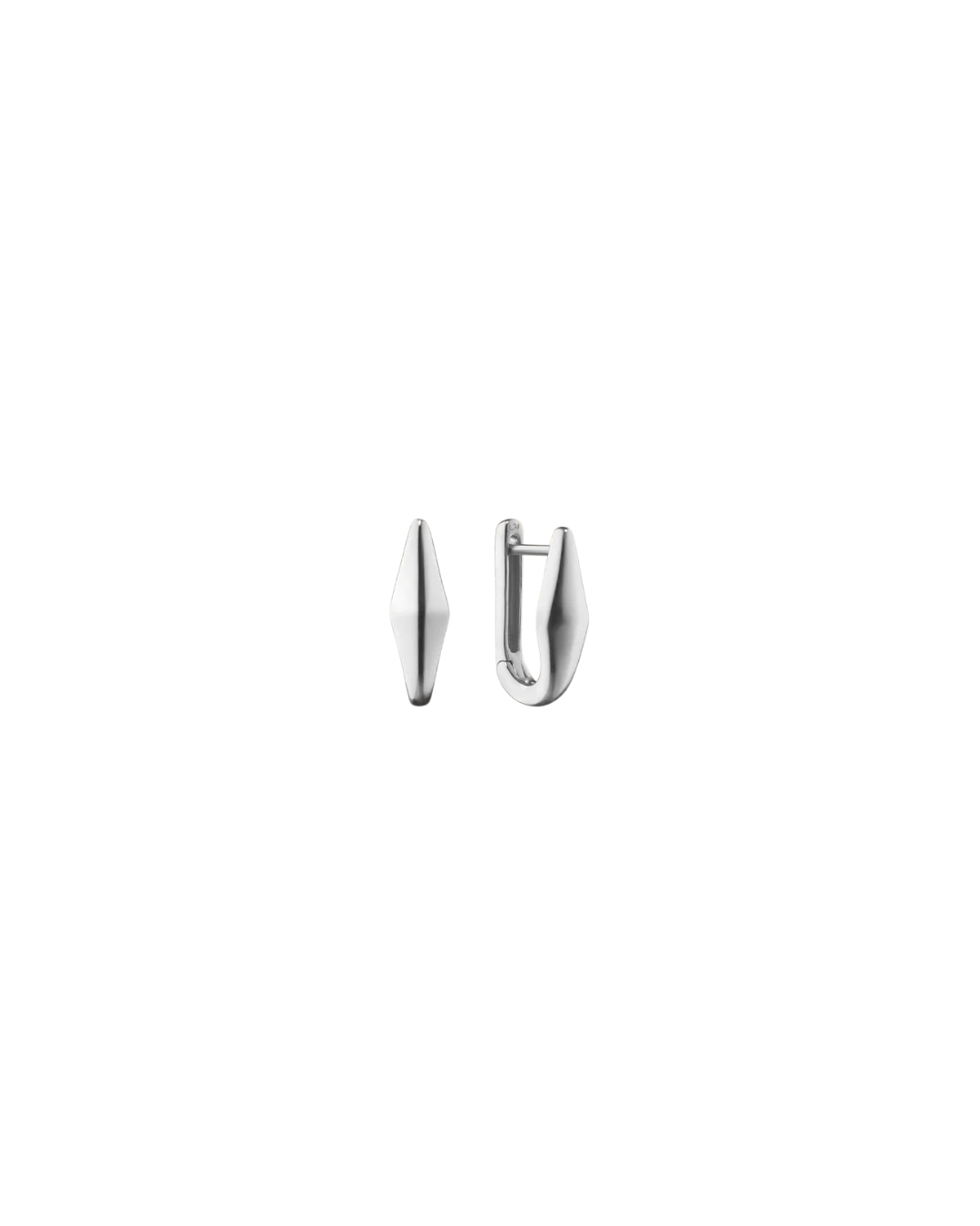 Sterling Silver "Points North" Earring