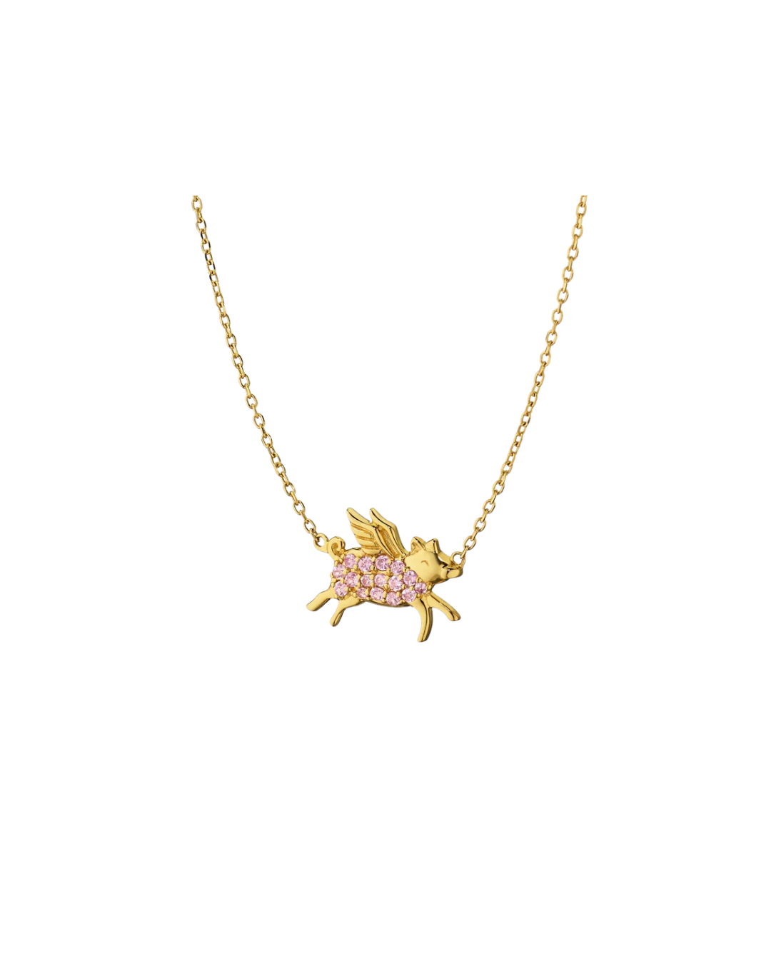 Monica Rich Kosann “When Pigs Fly” Necklace