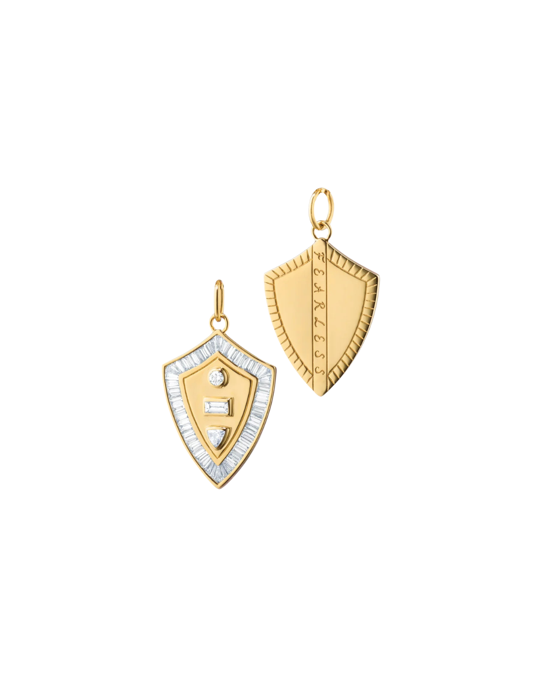 Monica Rich Kosann “Fearless” Shield Charm