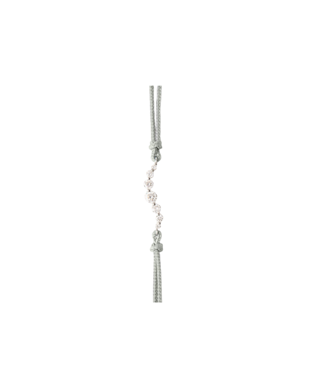 Venus Diamond Grey cord bracelet