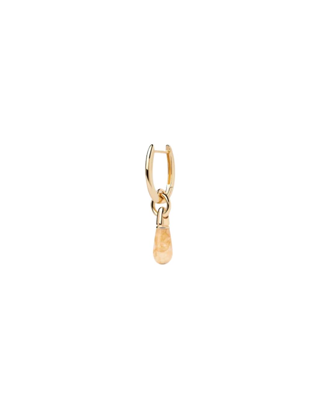 Aventurine Jupiter Single Hoop