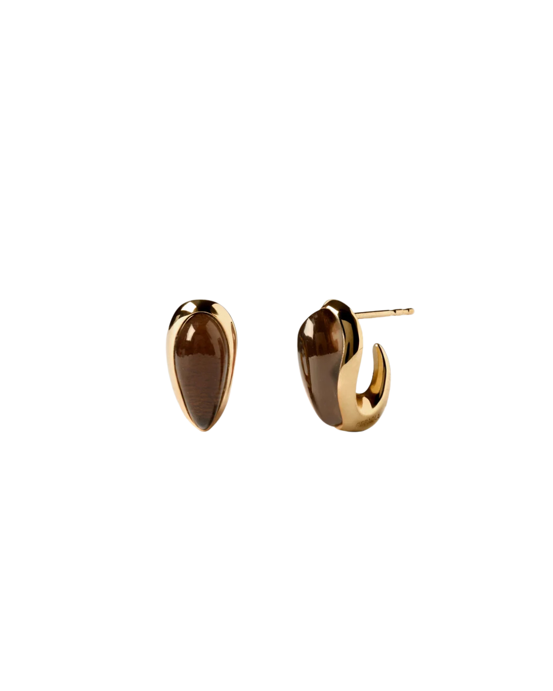 Quartz Luna Earrings