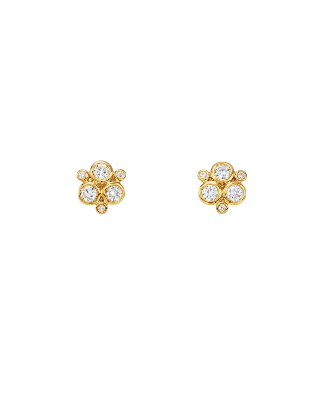 Classic Diamond Trio Earrings
