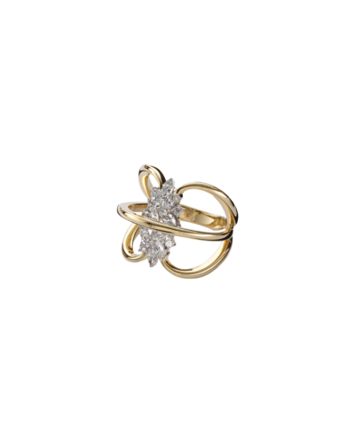 18KYWG Golden Strada Ring