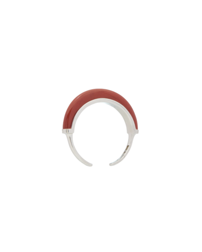 Wyld Box's Sterling Silver Luna Cuff with Jasper