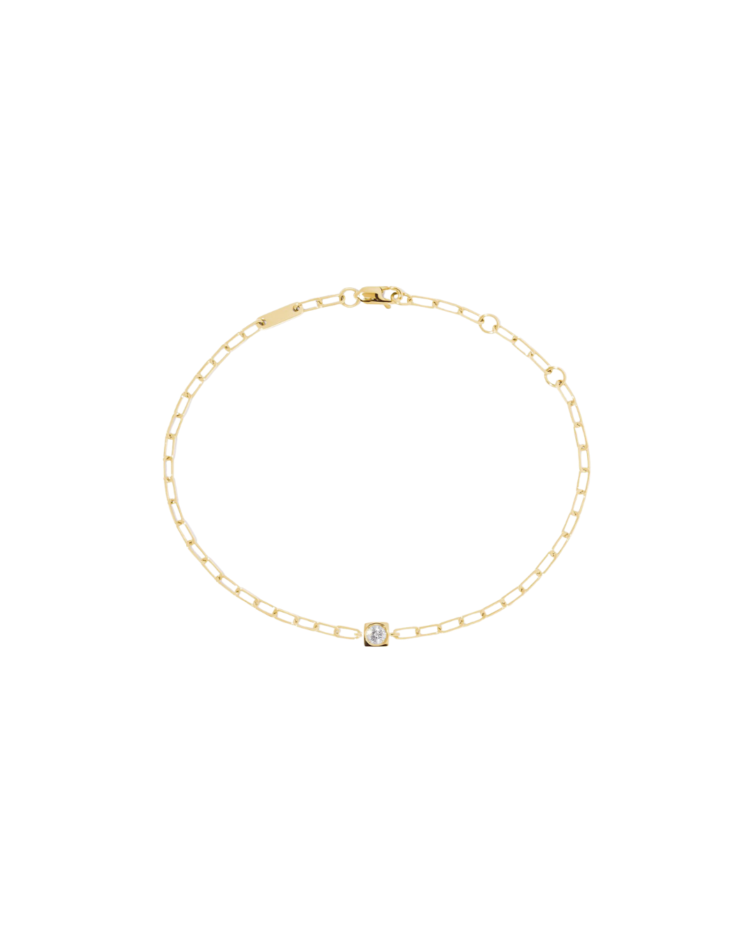 Dinh Vans 18KYG Le Cube Bracelet with a Diamond