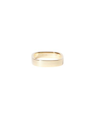 Danhov 18Y Square Wedding Band Ring