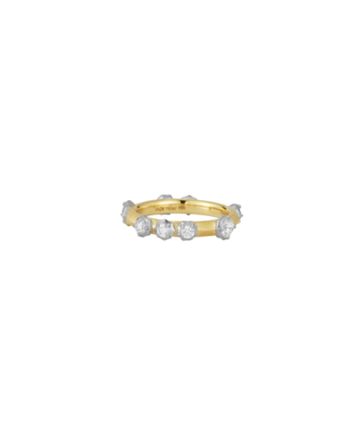 Jade Trau 3mm Two-Tone Constellation Diamond Stacking Band